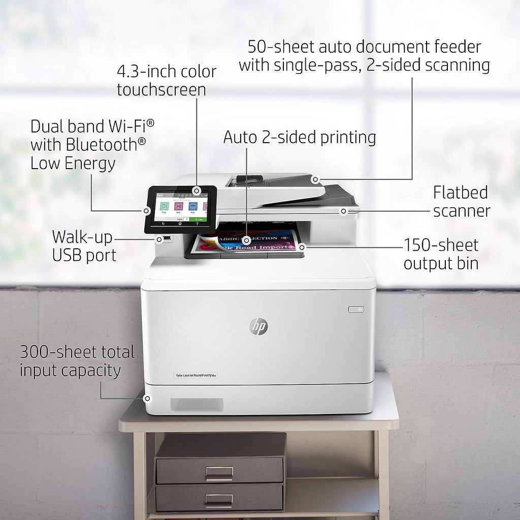 HP MFP M479DW Color Laser Printer Wireless W1A77A | IBC INTERNATIONAL