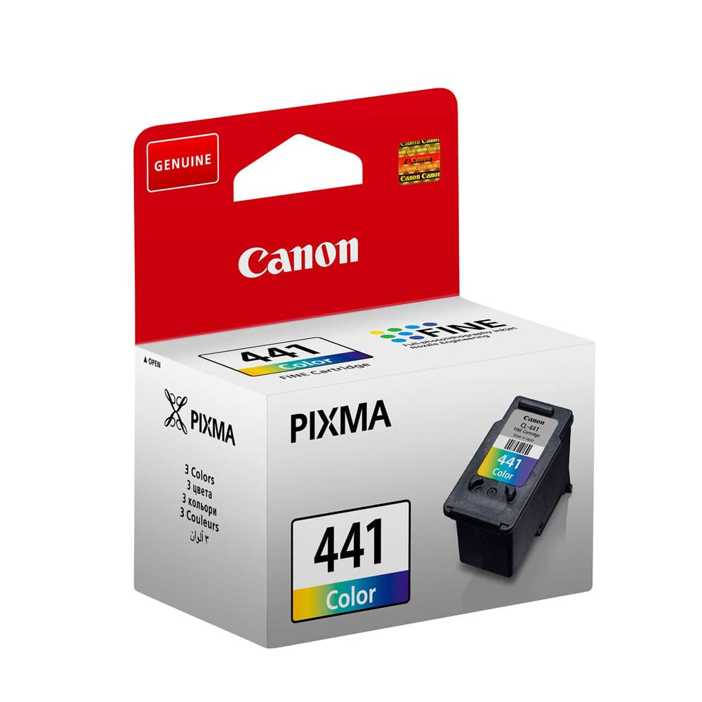 Canon Original 440 Black and 441 Tricolor Ink Cartridges