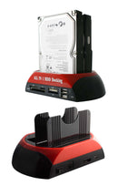 USB3 ALL IN 1 HDD Docking SATA/IDE - 2.5"/3.5" With Reader all in One -- IW-DS875