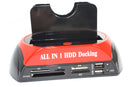 USB3 ALL IN 1 HDD Docking SATA/IDE - 2.5"/3.5" With Reader all in One -- IW-DS875