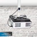 SkyPro Projector Ceiling Mount Adjustable 50cm~100cm -- X5010 Black, Cable Management, Rotation angle: ± 15°, Supports up to 20 kg
