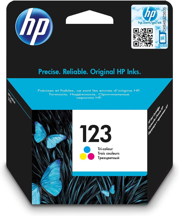 HP 123 Color Original Ink Cartridge (F6V16AE)