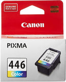 Canon Pg-446 Pixma Cartridge, Tri Color 180 Page