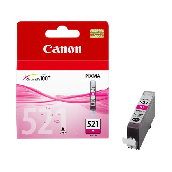 Original Magenta Canon CLI-521M Ink Cartridge