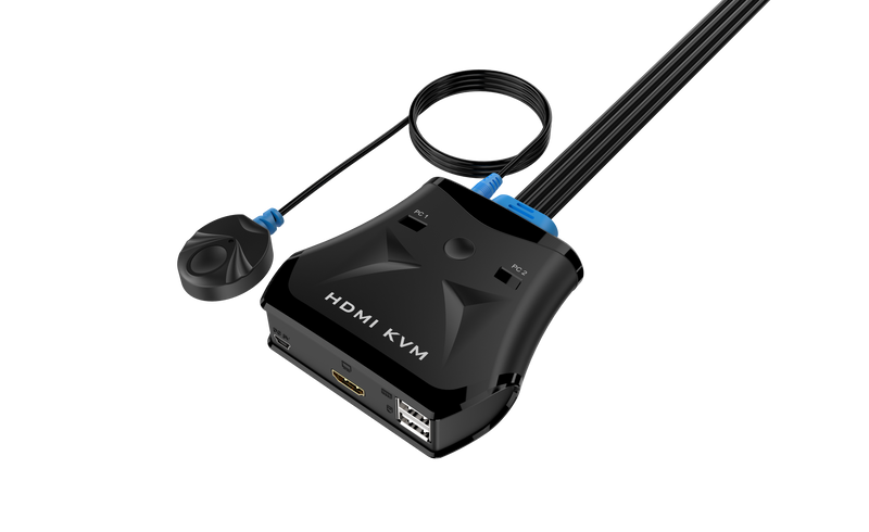 MT-201HL 2-Port HDMI KVM Switch With Cables