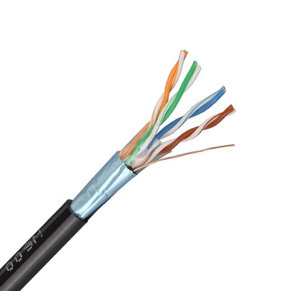 UTP CAT5e Outdoor Roll Cable 305m  0.50mm, full CCA Single PE Jacket Full CCA IW-OTS05E Guarantee 110 meters working length